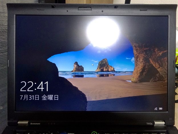 Windows 10：ロック画面