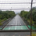 ↑ただいまくびれ部分に居ります。橋をわたると前方部 佐味田狐塚古墳