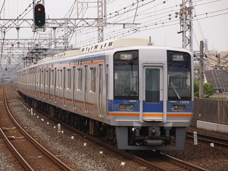 南海1000系空港急行 南海本線粉浜駅01