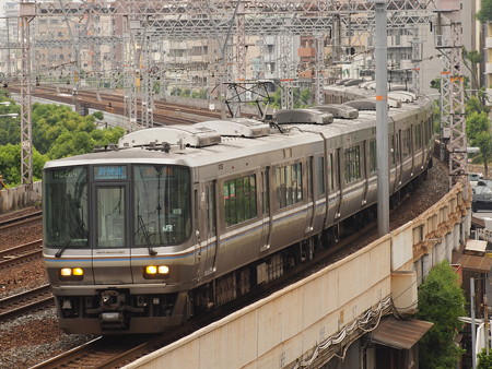 223系新快速 東海道本線神戸~元町03