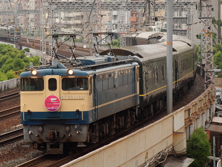 EF65 寝台特急トワイライトエクスプレス 東海道本線神戸~元町