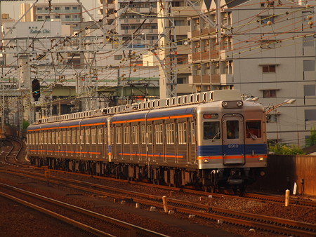 南海6000系急行 南海高野線新今宮駅