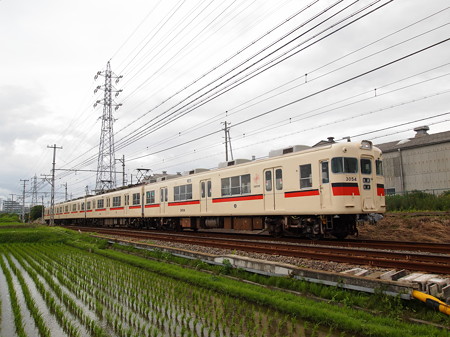 山陽3000系普通 山電本線藤江~林崎松江海岸04
