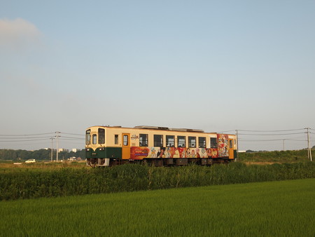 ひたちなか海浜鉄道キハ3710形 湊線中根~高田の鉄橋01