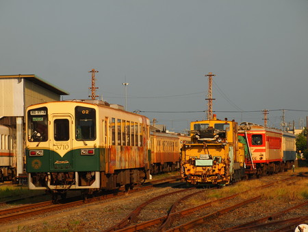 ひたちなか海浜鉄道キハ3710形 湊線高田の鉄橋~那珂湊