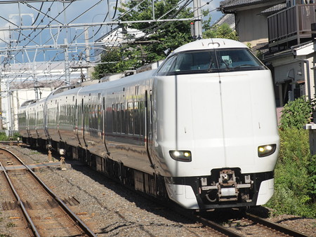 287系特急きのさき 山陰本線太秦駅