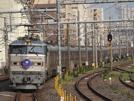EF510 寝台特急カシオペア 東北本線尾久駅