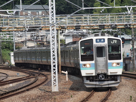 211系普通 中央本線相模湖駅