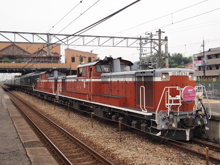 DD51 寝台特急トワイライト エクスプレス山陽本線中庄駅01
