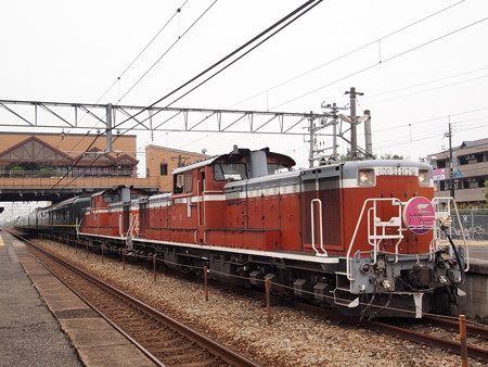 DD51 寝台特急トワイライト エクスプレス山陽本線中庄駅02