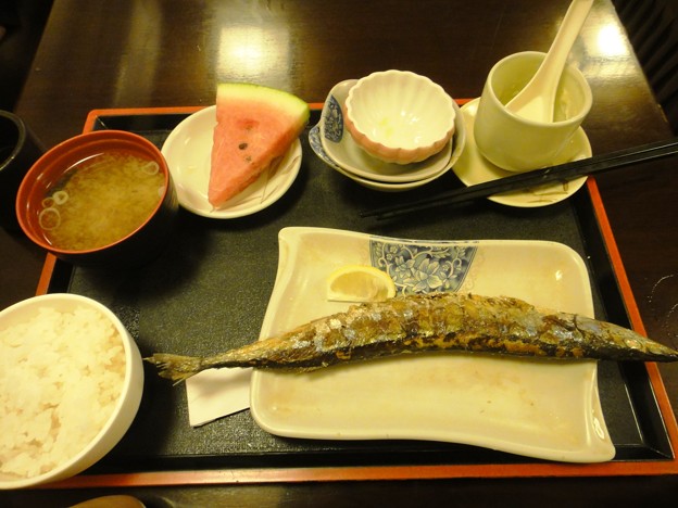 日本料理『高木』秋刀魚定食