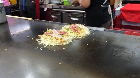 2015年8月　お好み焼き　1