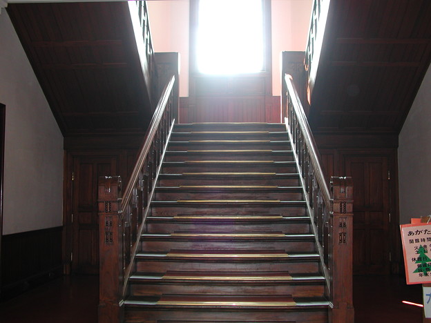 旧松本高等学校 校舎階段 写真共有サイト フォト蔵