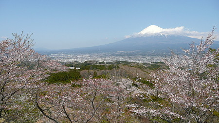 明星山展望台から見た景色