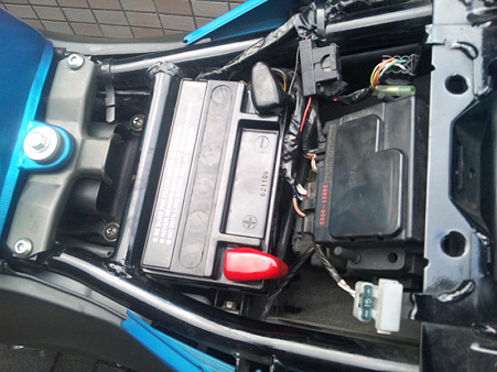 新バッテリー接続!!