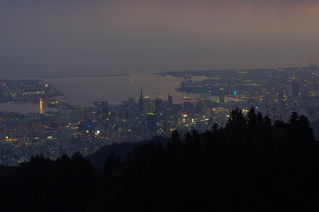 摩耶山からの夕景