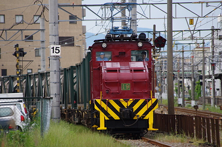 三井化学専用鉄道19号機関車+コキ100系+コキ200形