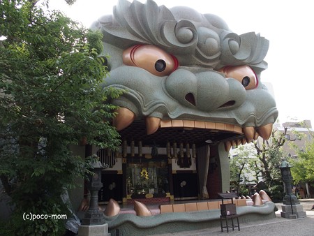 難波八坂神社 獅子舞台 P5310910