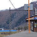 廃止後の若穂駅