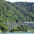 初夏の第一只見川橋梁