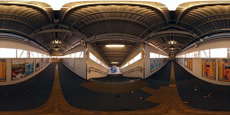 2012年5月12日　JR草薙駅跨線橋　360度パノラマ写真