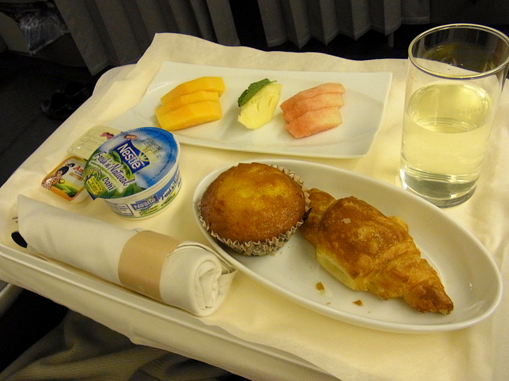 復路の朝食