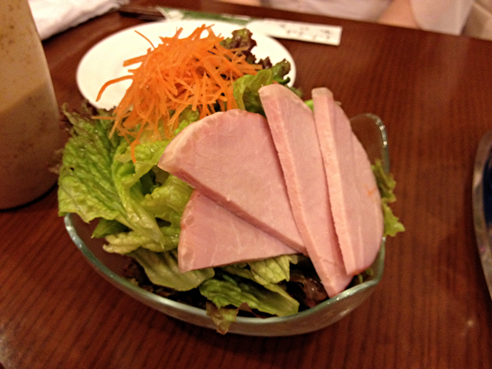 ロースハムサラダ