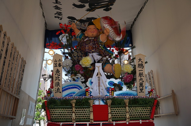 2015年 博多祇園山笠 追い山 舁き山笠 六番山笠 恵比須流 大鵬一擧九萬里(たいほういっきょすきゅうまんり) (4)