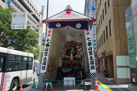 2015年 博多祇園山笠 追い山 舁き山笠 七番山笠 土居流 舁山 征夷大将軍頼朝 せいいたいしょうぐんよりとも (6)