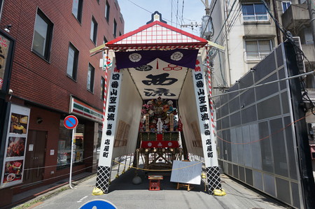 2015年 博多祇園山笠 追い山 舁き山笠 四番山笠 西流 舁山 趙雲子龍心如雪 ちょううんしりゅうこころはゆきのごとし (3)