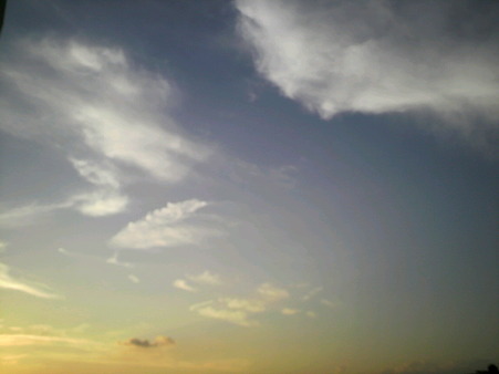 2011/9/13@夕空