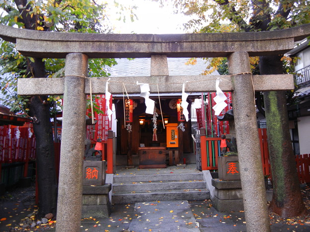 鳥居 千代田稲荷神社 渋谷区道玄坂 写真共有サイト フォト蔵