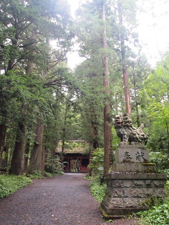 戸隠神社奥社 随神門 (2)
