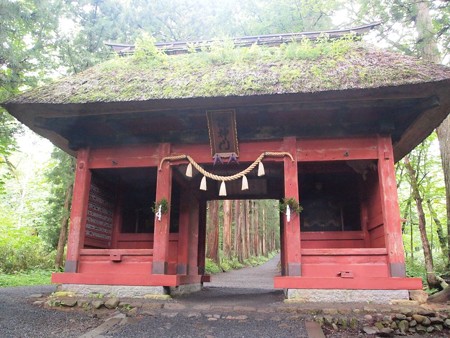 戸隠神社奥社 随神門 (4)