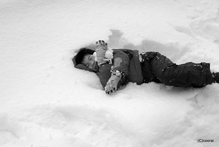 雪が大好きだぁ〜!