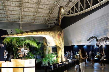 2015.07.27　2015 ヨコハマ恐竜博　ブラキオサウルス動く復元模型