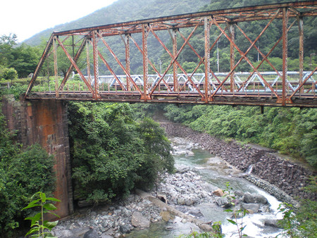 川と鉄橋