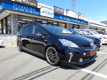 プリウスα　東京都　車高調取付