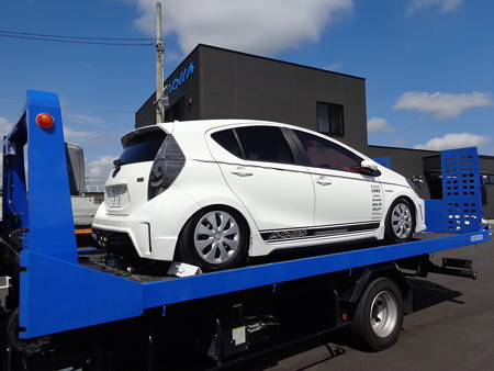 トヨタＡＱＵＡデモカー納車