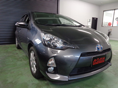 トヨタＡＱＵＡ　エンジンスターター・ライドアンドゴーキット取付