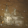 雪のハリストス正教会