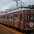 嵐電(京福電鉄嵐山線)ﾓﾎﾞ21型+ﾓﾎﾞ611型