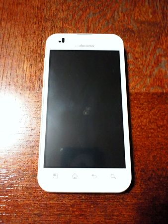optimus bright L-07C 保護フィルム不良