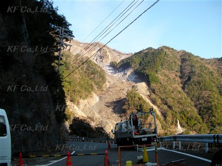 台風12号の被害現場(奈良県)に行って来ました。