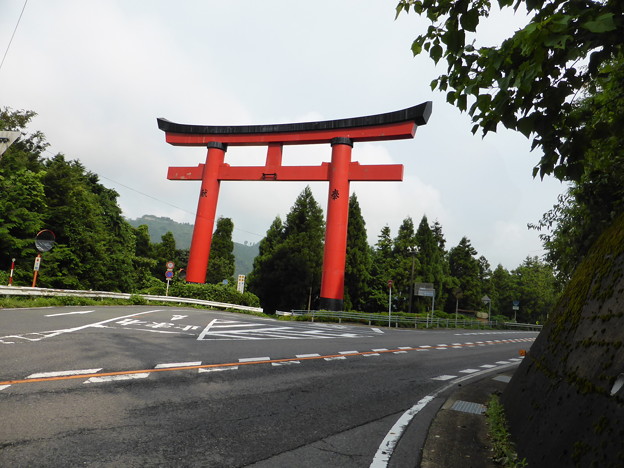 太皷谷稲成神社の大鳥居