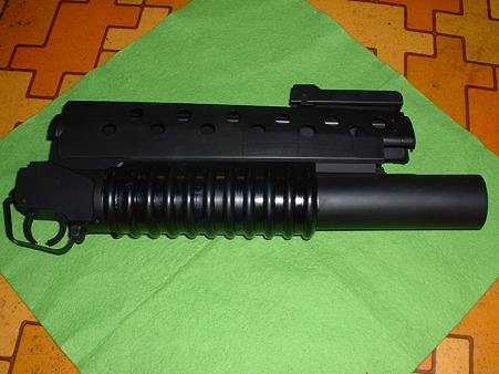 LS「M203 グレネード ランチャー」 (弾が飛ばない 外見のみのモデル) 完成品塗装済 右側Doburoku-TAO