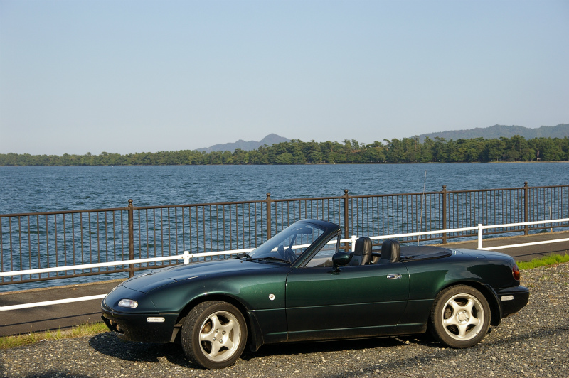 天橋立とEUNOS Roadster VR-Limited CombinationB