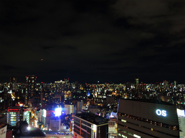 徐々に黄昏て行く景色の変化を楽しむ