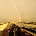昨日大雨の合間の虹。。9月9日